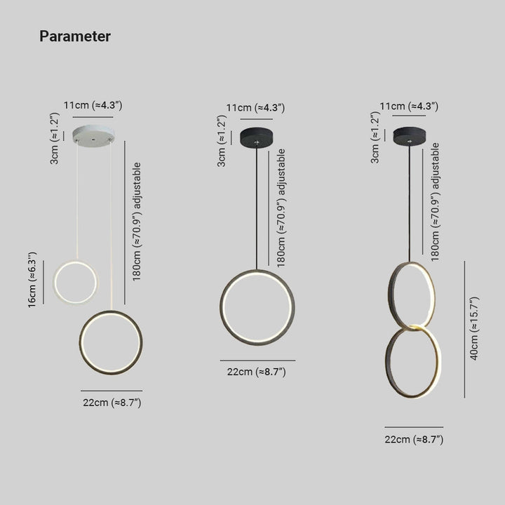 Arisha Modern LED Lampade a Sospensione