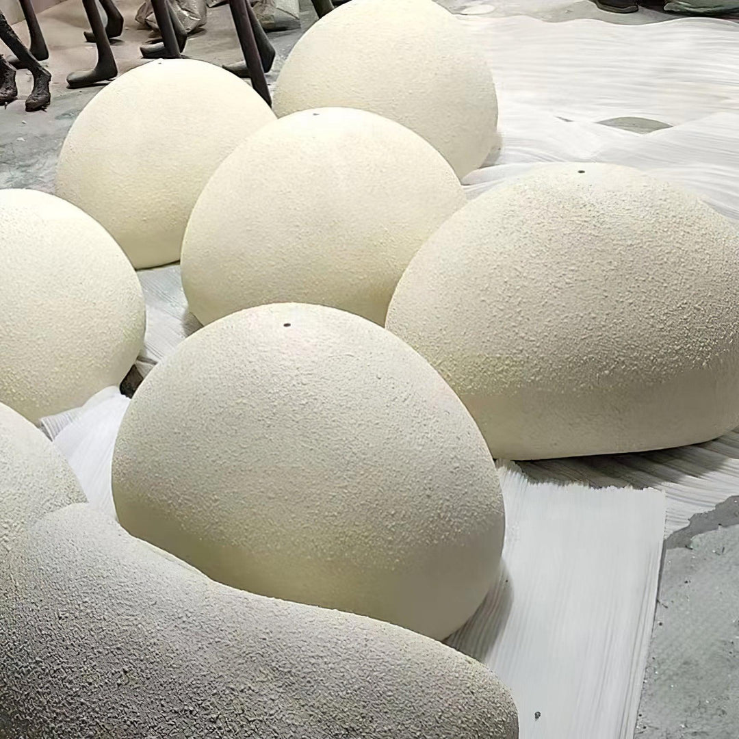 Lampadario Wabi-Sabi grappolo di Ciottoli Forma organica minimalista Artistico