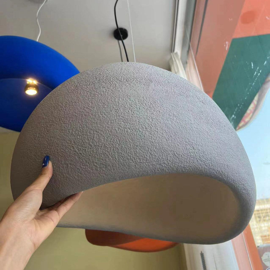 Lampadario Wabi-Sabi grappolo di Ciottoli Forma organica minimalista Artistico