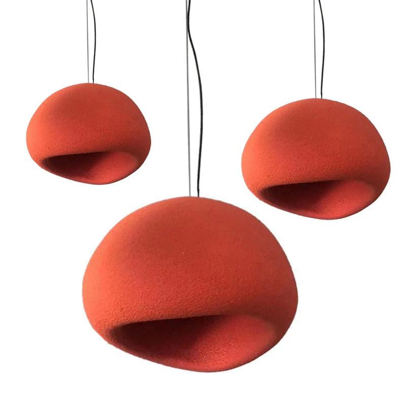 Lampadario Wabi-Sabi grappolo di Ciottoli Forma organica minimalista Artistico