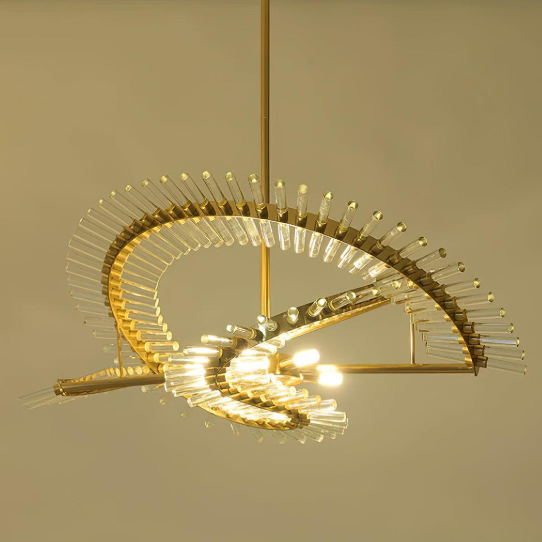 Velaine lampadario in vetro