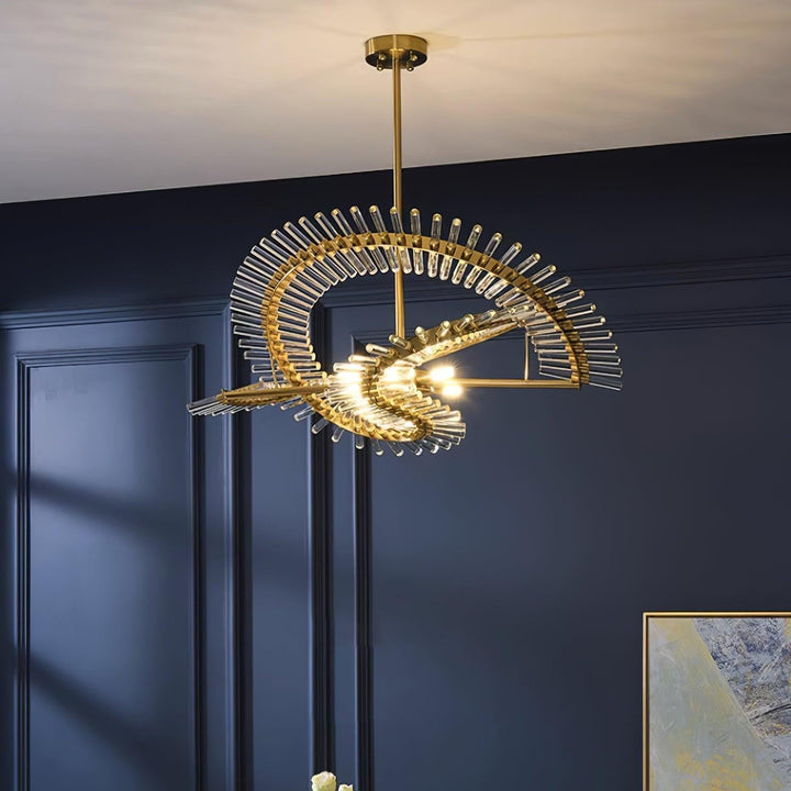 Velaine lampadario in vetro