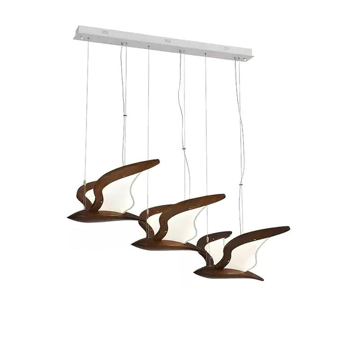 Aldiira lampadario Forma Uccello legno Scultoreo