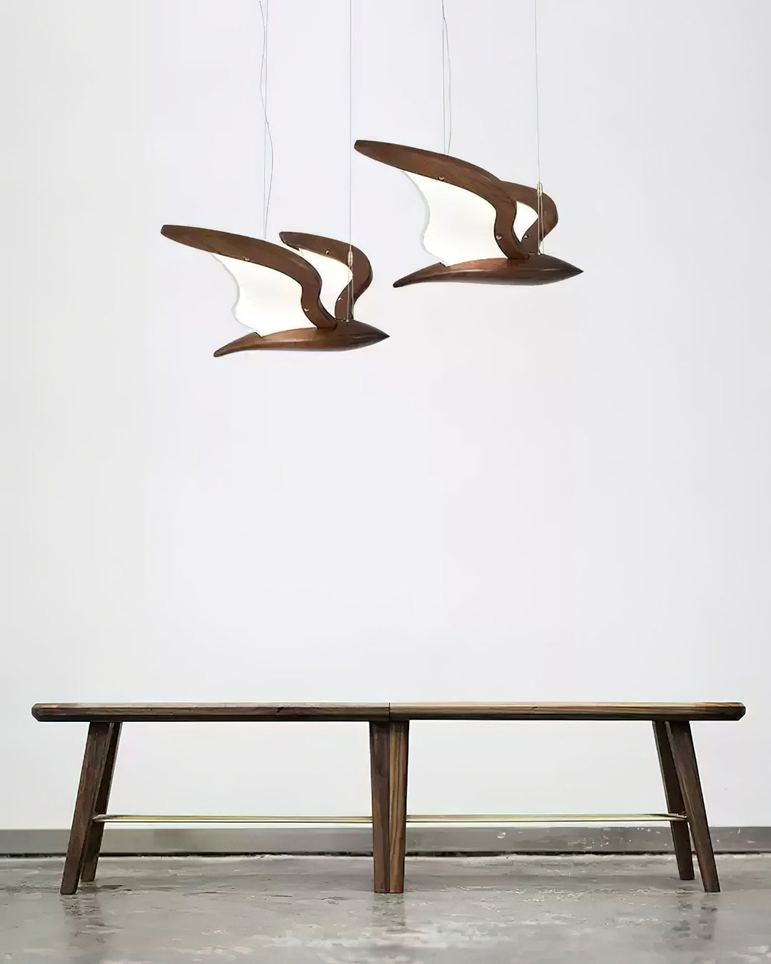 Aldiira lampadario Forma Uccello legno Scultoreo
