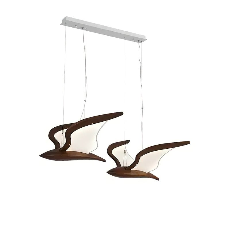 Aldiira lampadario Forma Uccello legno Scultoreo