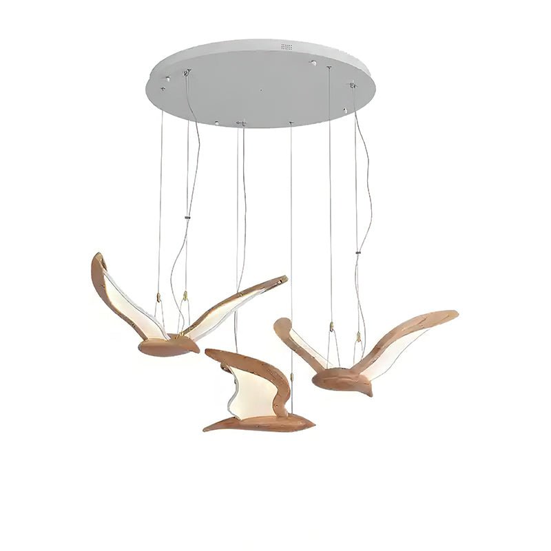 Aldiira lampadario Forma Uccello legno Scultoreo