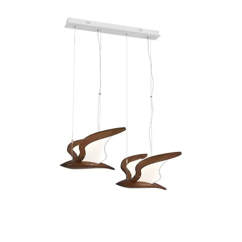 Aldiira lampadario Forma Uccello legno Scultoreo