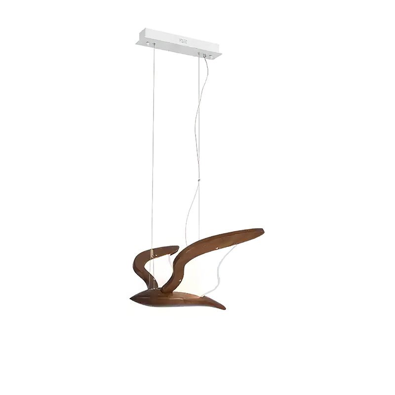 Aldiira lampadario Forma Uccello legno Scultoreo