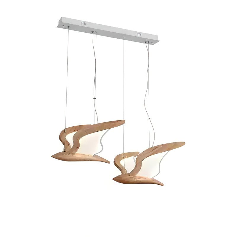Aldiira lampadario Forma Uccello legno Scultoreo