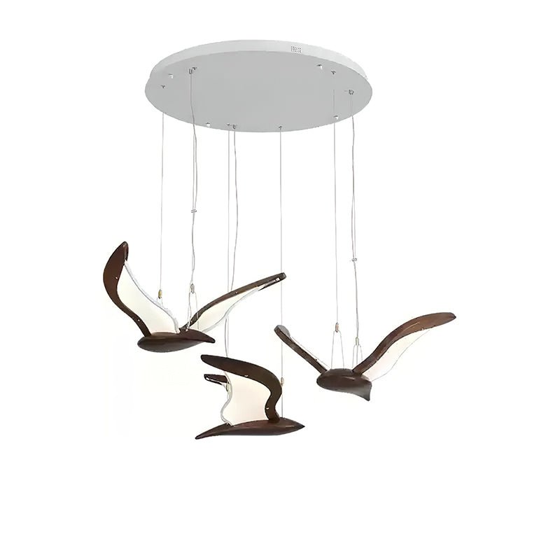 Aldiira lampadario Forma Uccello legno Scultoreo