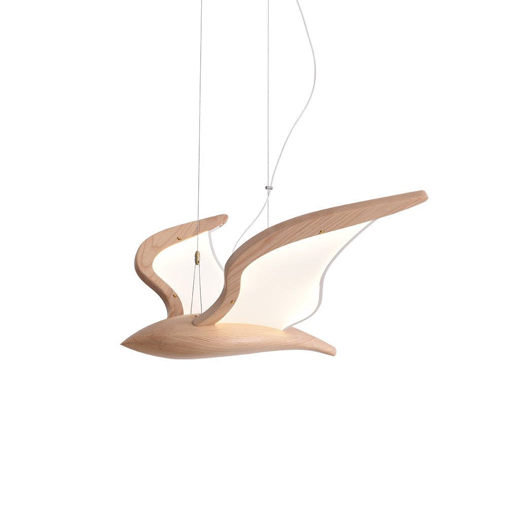 Aldiira lampadario Forma Uccello legno Scultoreo