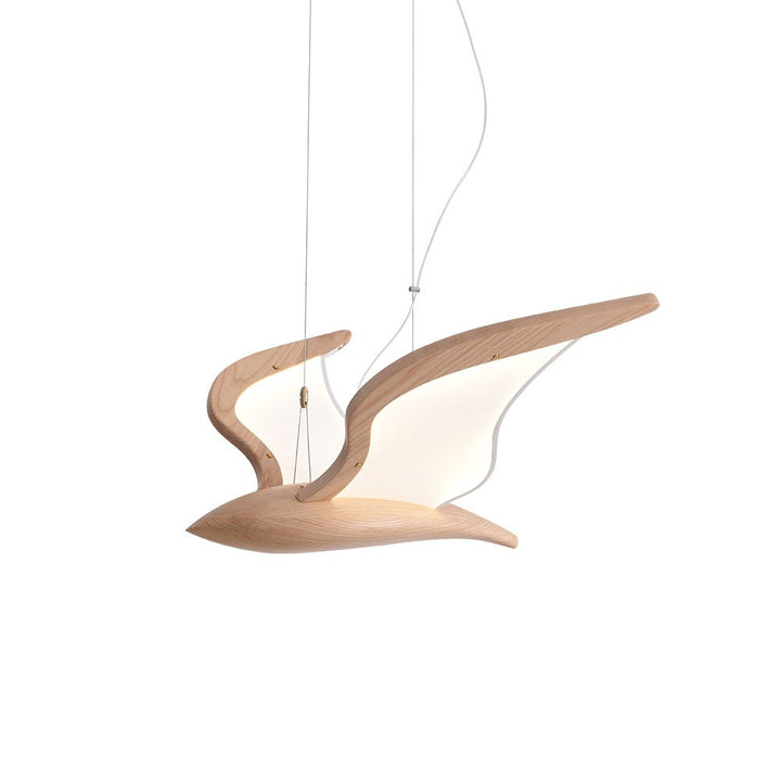 Aldiira lampadario Forma Uccello legno Scultoreo