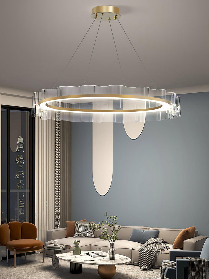 Acoustic lampadario Postmoderno di lusso con Motivo Onde d&