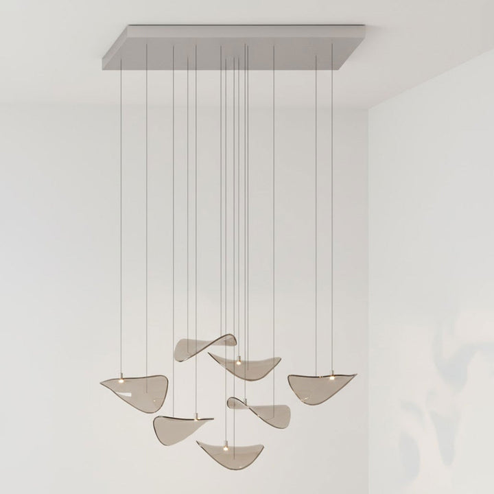 Orinthal Wave Floating Leaf lampadario