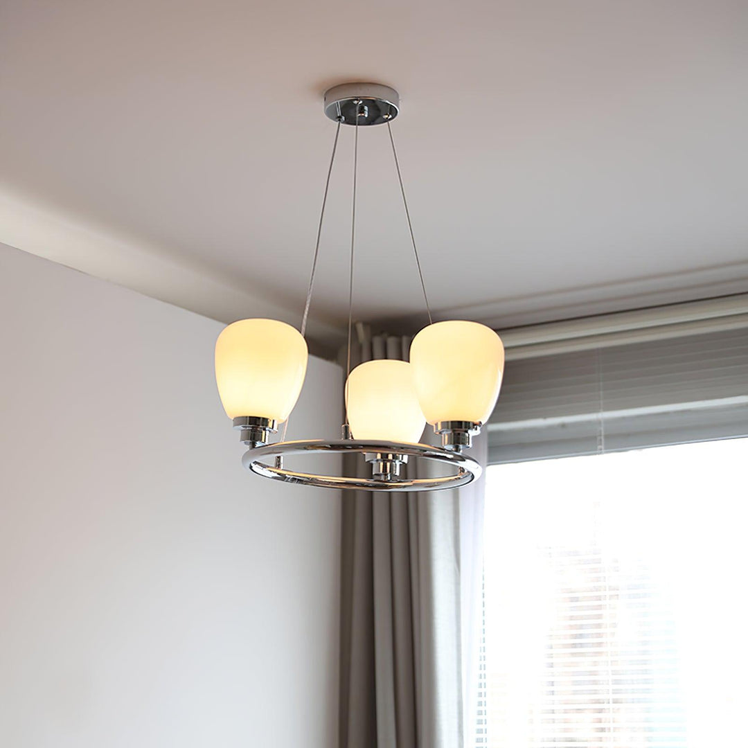 Lioroissa lampadario classico in vetro