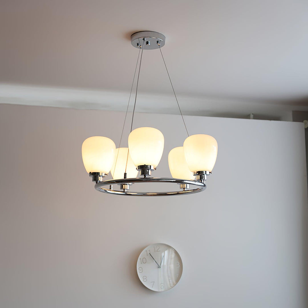 Lioroissa lampadario classico in vetro