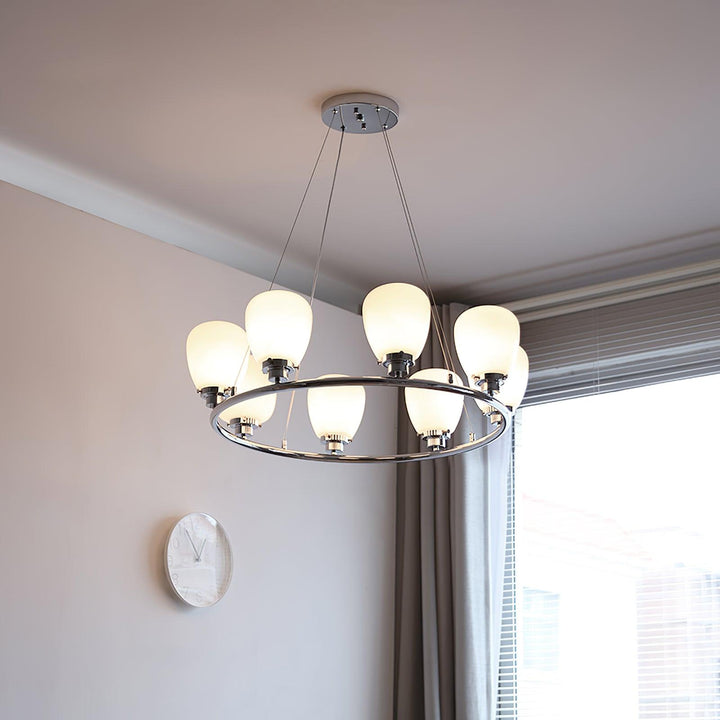 Lioroissa lampadario classico in vetro