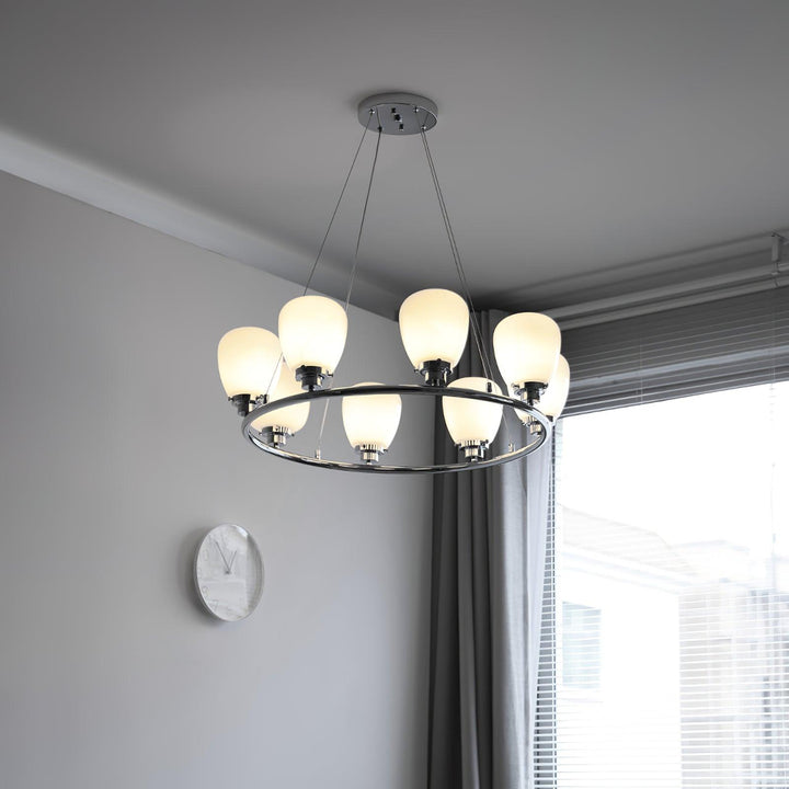 Lioroissa lampadario classico in vetro