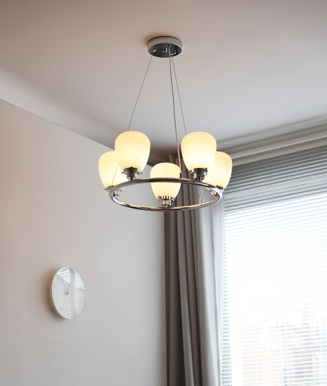 Lioroissa lampadario classico in vetro