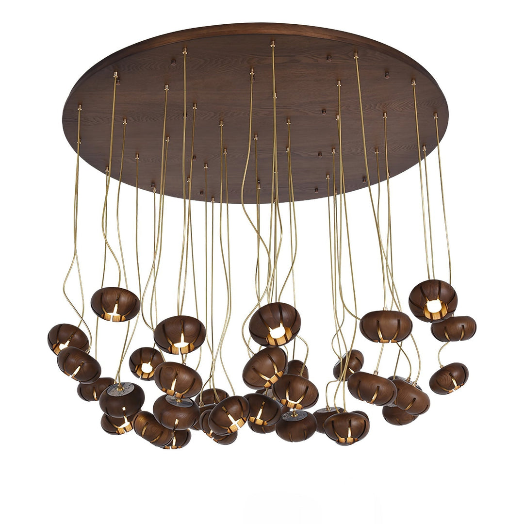 Zasorir lampada a sospensione in marmo con effetto scultoreo a grappolo