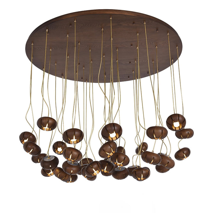 Zasorir lampada a sospensione in marmo con effetto scultoreo a grappolo