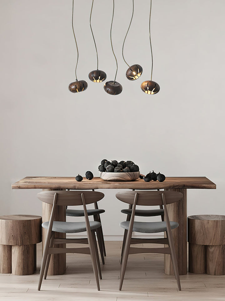 Zasorir lampada a sospensione in marmo con effetto scultoreo a grappolo
