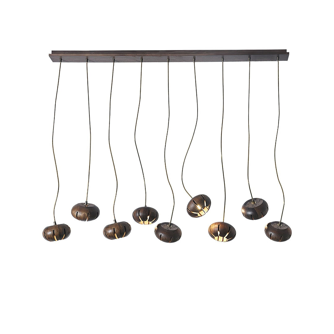 Zasorir lampada a sospensione in marmo con effetto scultoreo a grappolo