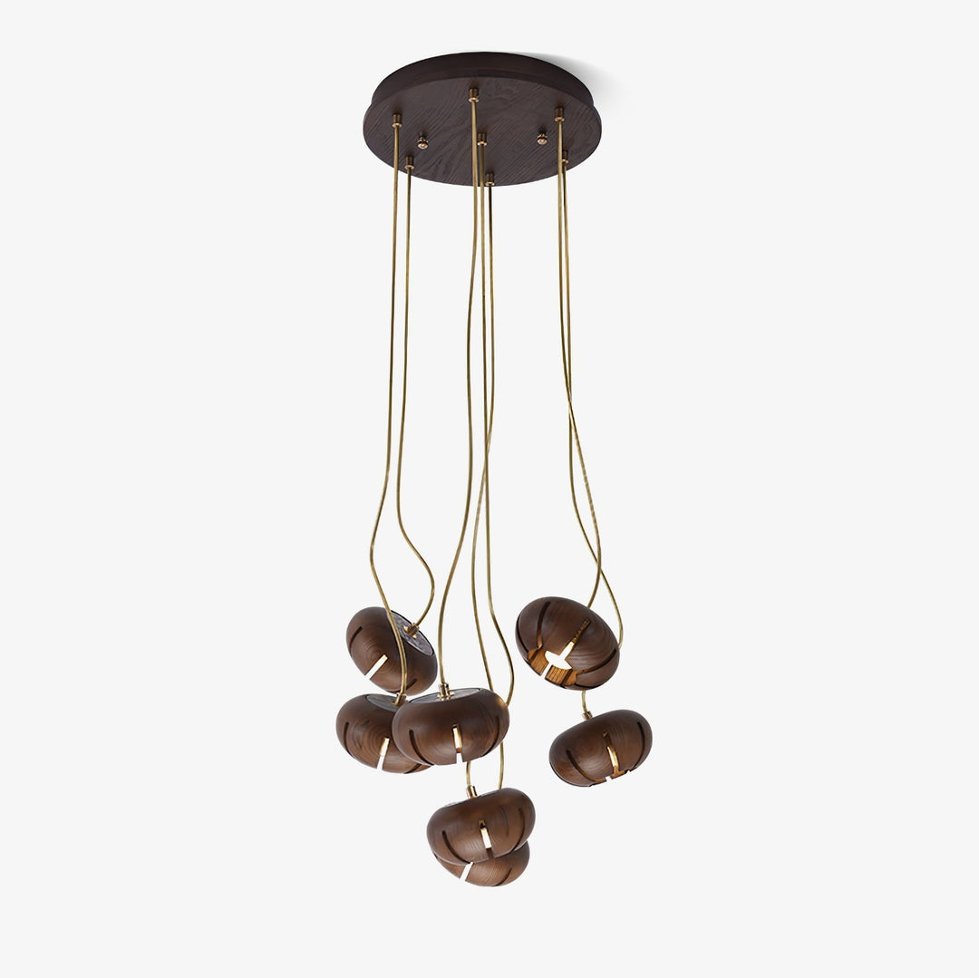 Zasorir lampada a sospensione in marmo con effetto scultoreo a grappolo