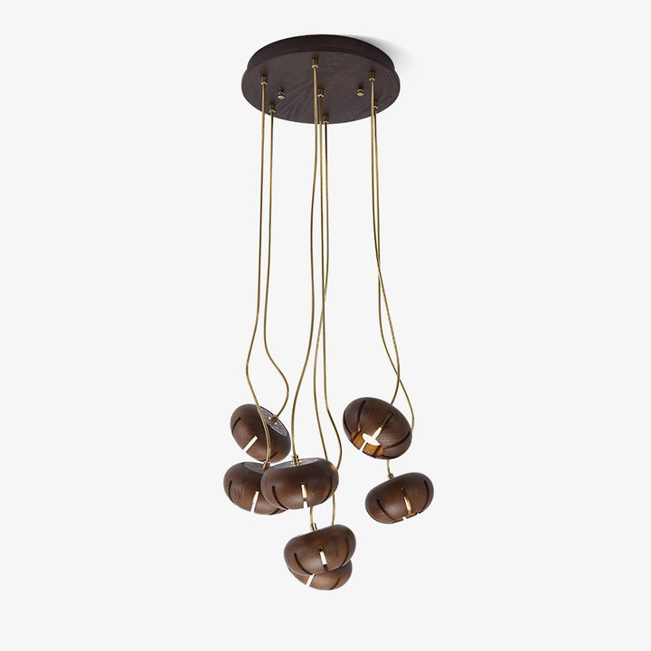 Zasorir lampada a sospensione in marmo con effetto scultoreo a grappolo
