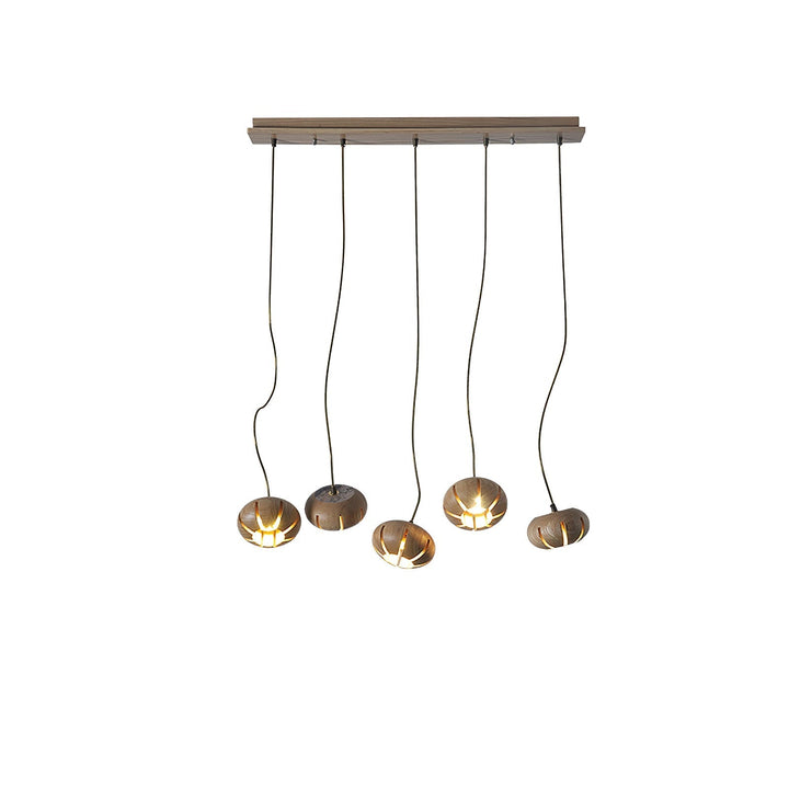 Zasorir lampada a sospensione in marmo con effetto scultoreo a grappolo