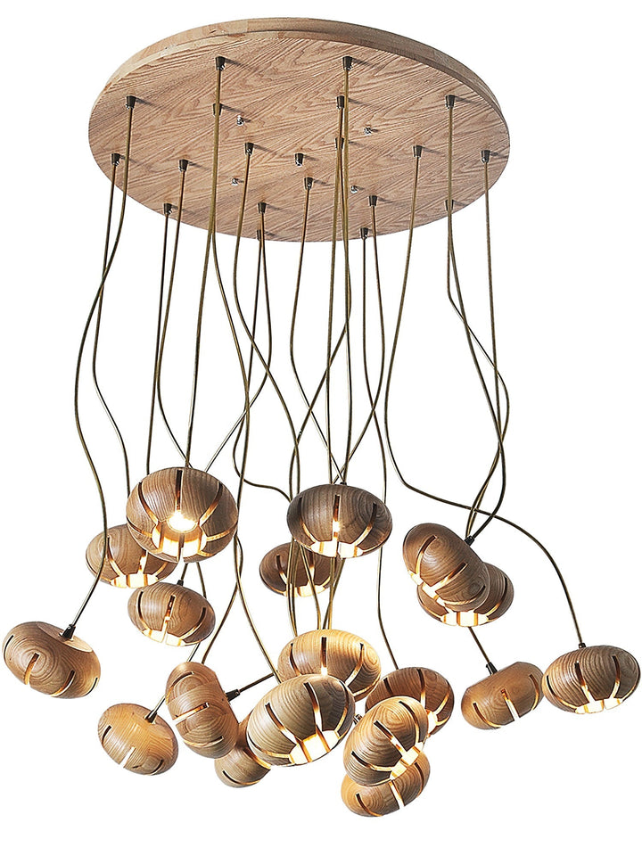 Zasorir lampada a sospensione in marmo con effetto scultoreo a grappolo