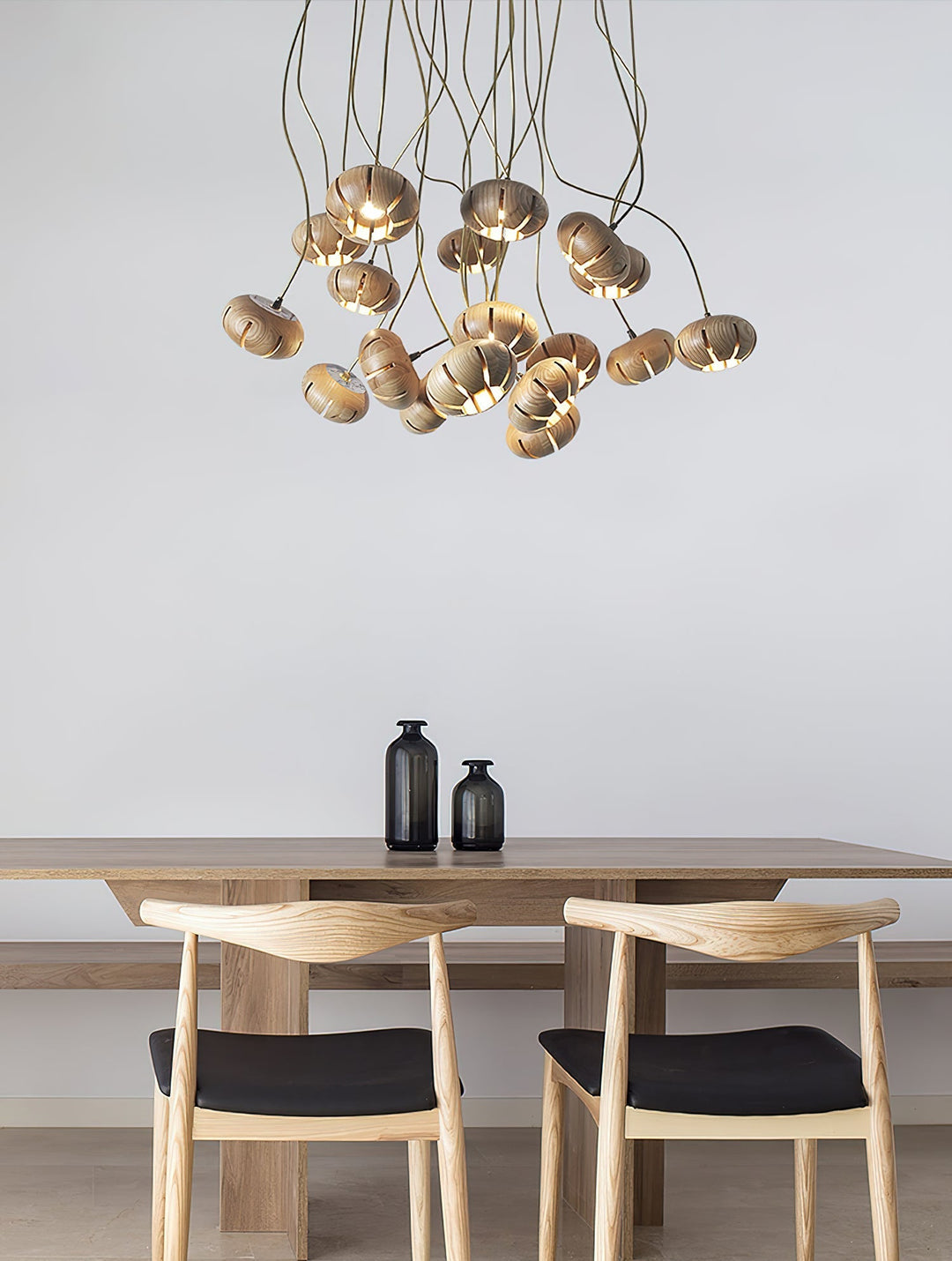 Zasorir lampada a sospensione in marmo con effetto scultoreo a grappolo