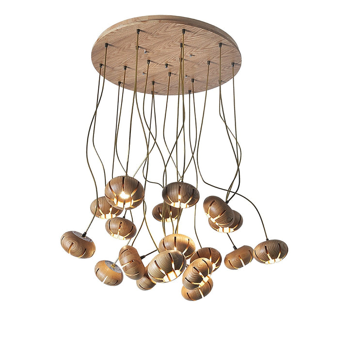 Zasorir lampada a sospensione in marmo con effetto scultoreo a grappolo