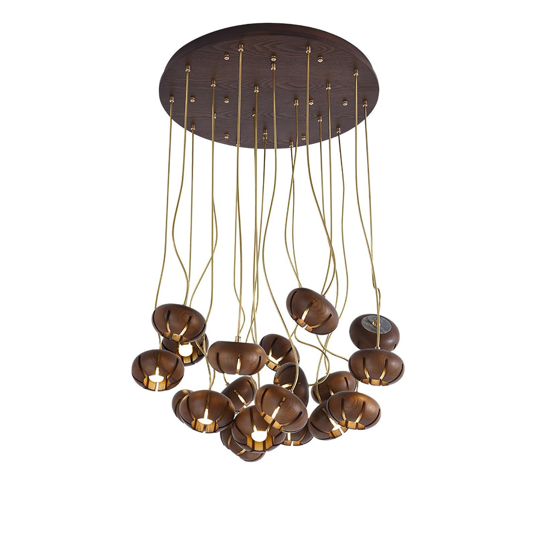 Zasorir lampada a sospensione in marmo con effetto scultoreo a grappolo