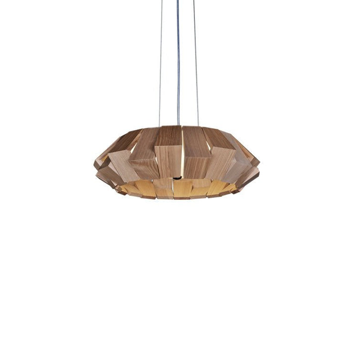 Viresto lampadario Anello in legno Patchwork