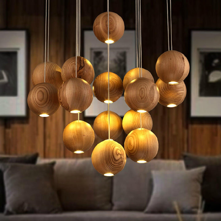 Orbwood grappolo lampada a sospensione