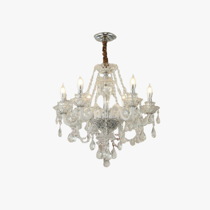 Silva Francese Cristallo Metallo Lampadari Soggiorno Sala da Pranzo