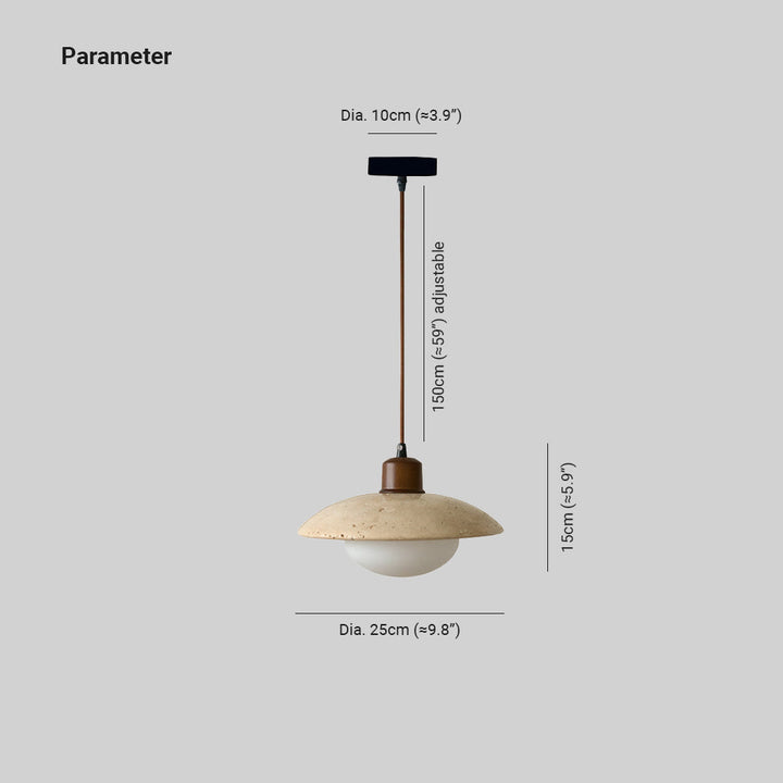 Valentina Wabi-sabi Retro Cerchio Vetro Roccia LED Lampade a Sospensione Sala da Pranzo
