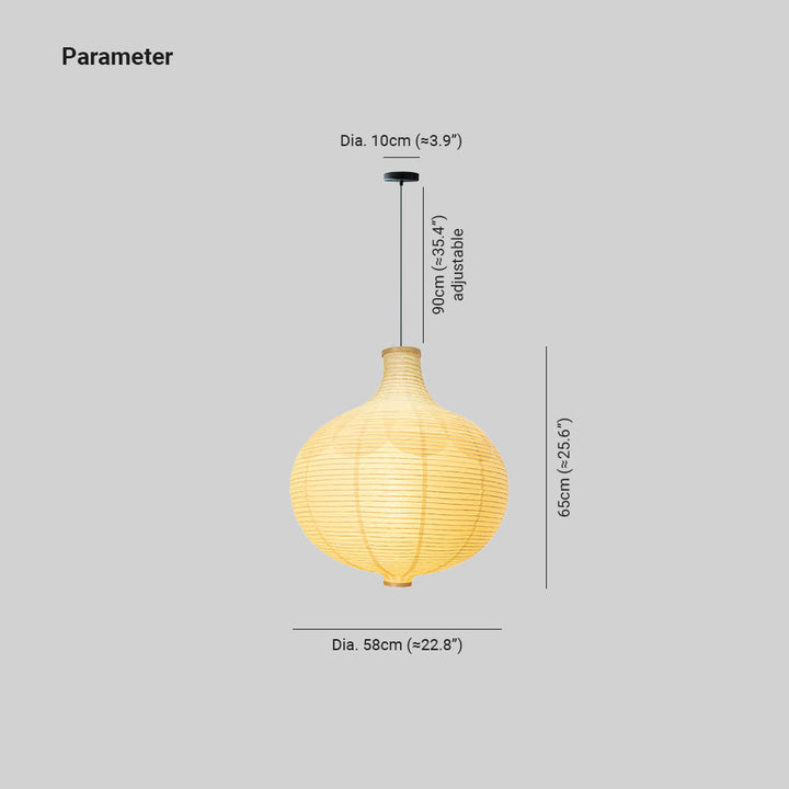 Ritta Giaponese Design Globo Legno Carta LED Lampade a Sospensione Soggiorno