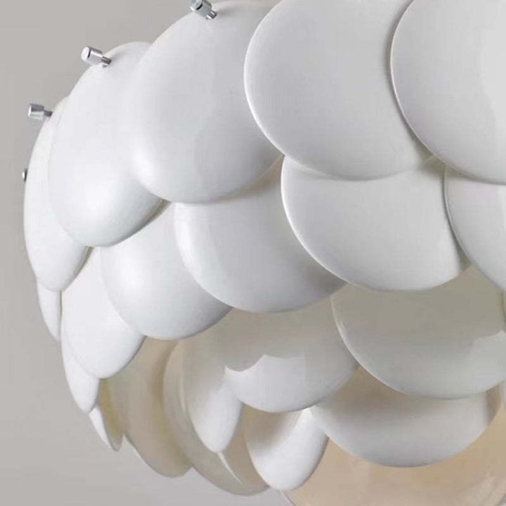 Arisha Bellissimo Moderno LED Germoglio Lampadari Bianco Arte Deco Foglia Ceramica Metallo Soggiorno/Camera da Letto