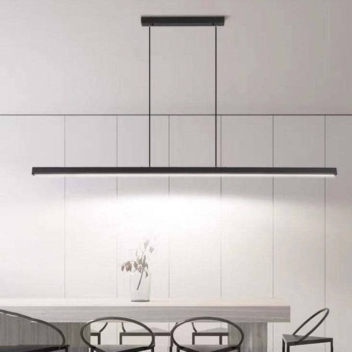 Arisha Moderna LED Lampada a Sospensione Metallo Nero/Marrone Lineare