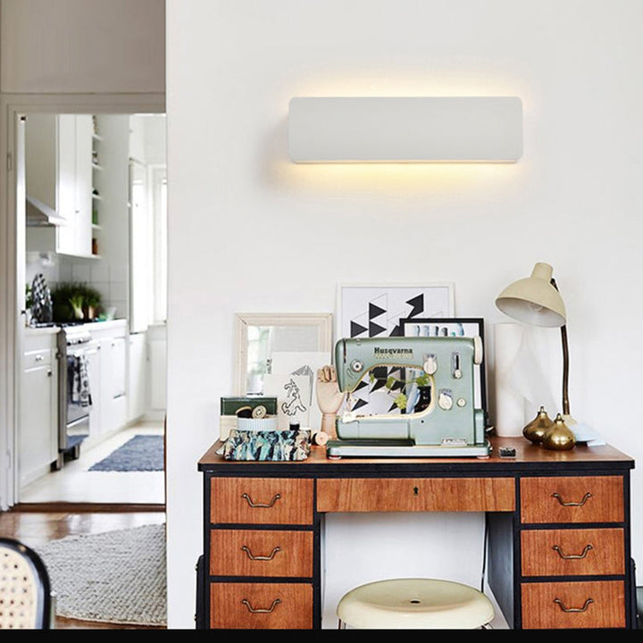 Ray Moderne LED Applique da Interno Metallo Bianco Ruotabile