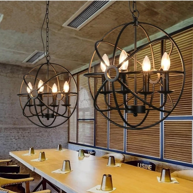 Silva Americano Lampadari Metallo Soggiorno Camera da Letto Ristorante