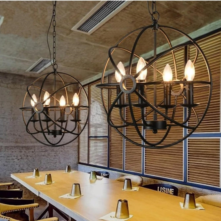 Silva Americano Lampadari Metallo Soggiorno Camera da Letto Ristorante