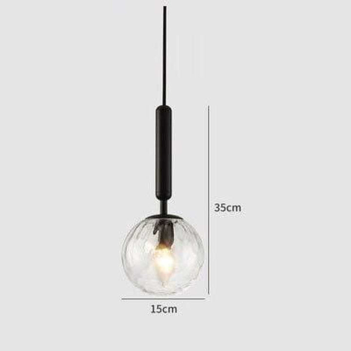 Valentina Moderno LED Vetro Palla Lampade a Sospensione Bianco/Chiaro
