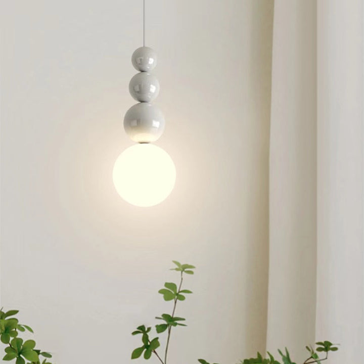 Valentina Moderno LED Metallo Sospensione Bianco Verde Rosso