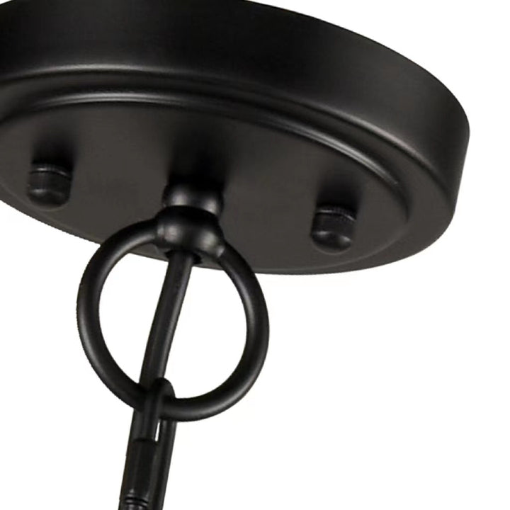 Silva Lampadari a LED in Metallo Nero per Camera da Letto, Soggiorno e Sala da Pranzo