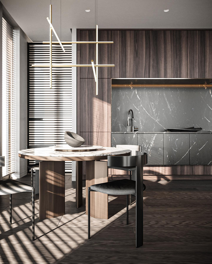 Renorelle lampadario lineare Crossbeam