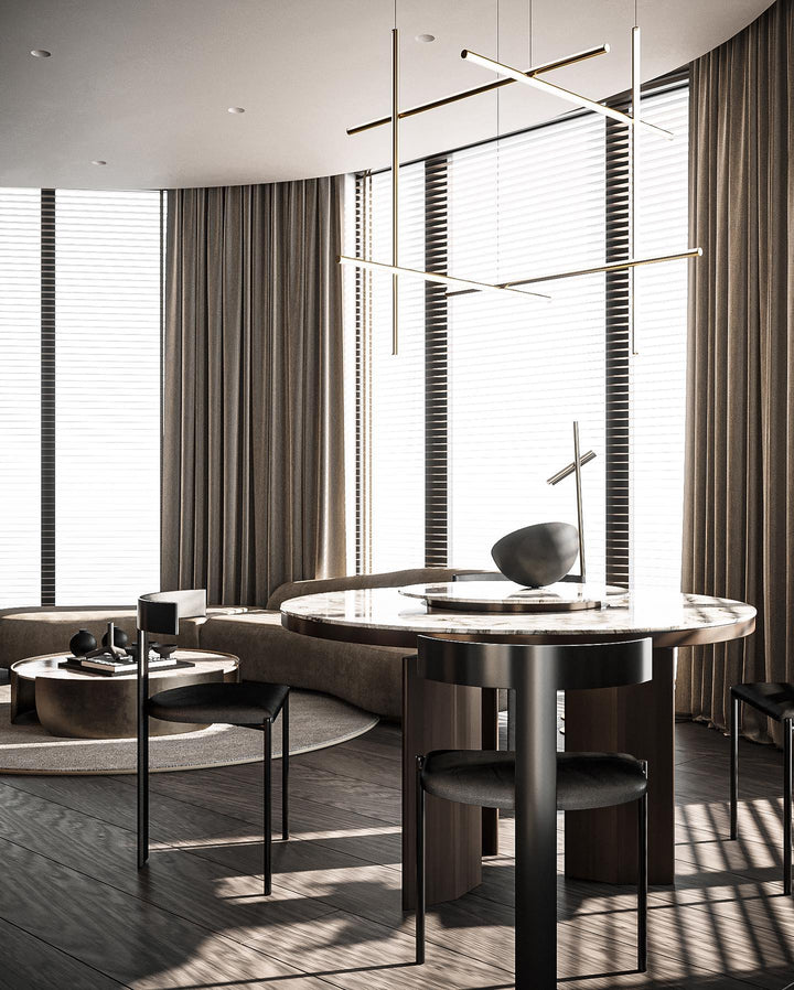 Renorelle lampadario lineare Crossbeam