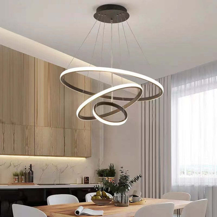 Arisha Design LED Lampada a Sospensione Anello Moderna
